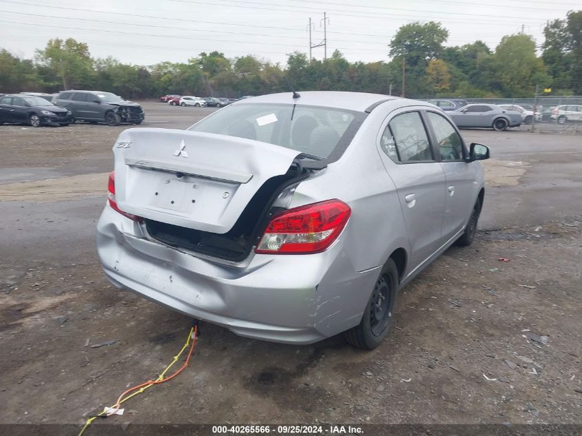 2020 Mitsubishi Mirage G4 Es VIN: ML32F3FJ3LHF12825 Lot: 40265566