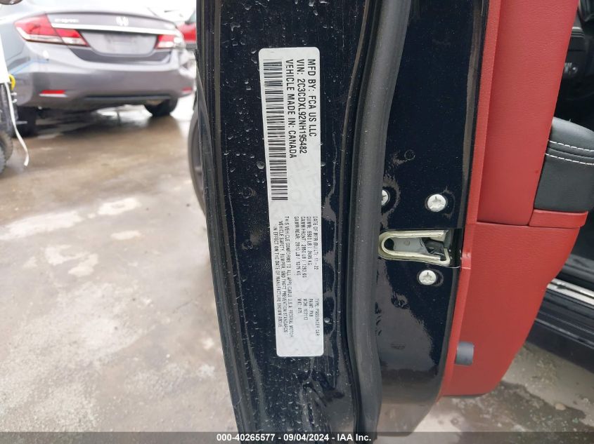 2022 DODGE CHARGER SRT HELLCAT WIDEBODY - 2C3CDXL92NH195482