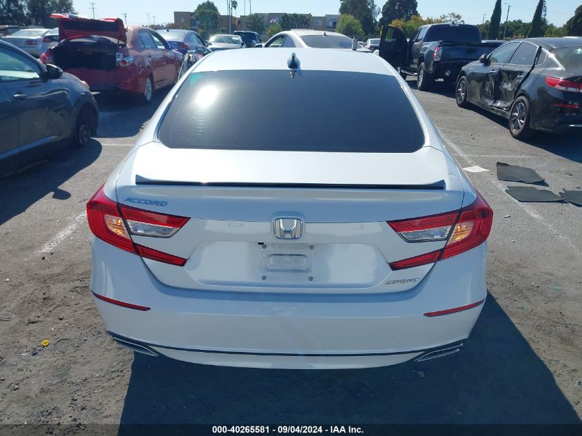 2022 Honda Accord Sport VIN: 1HGCV1F30NA046050 Lot: 40265581