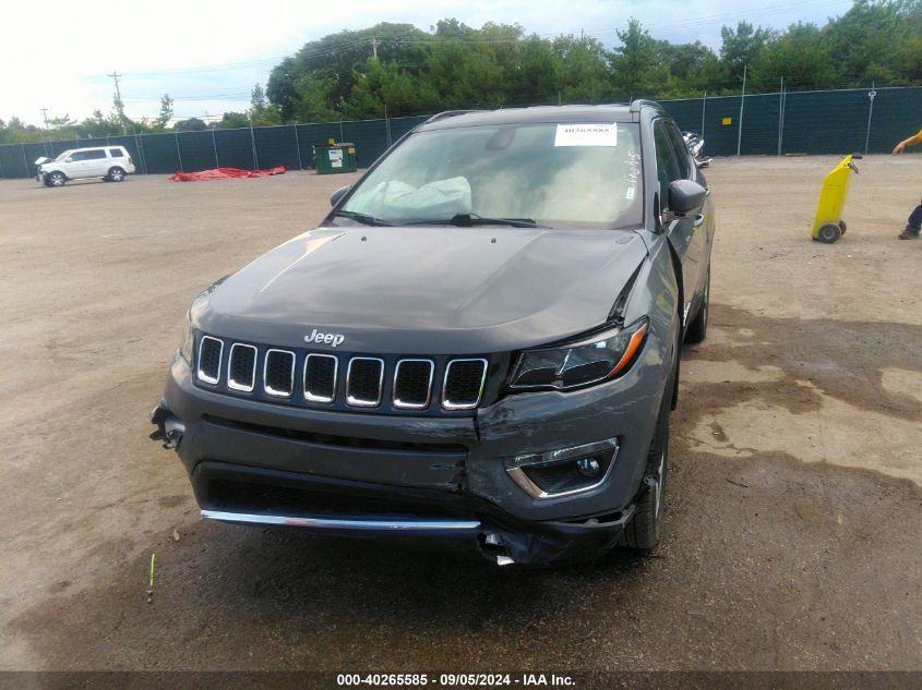 2020 Jeep Compass Limited 4X4 VIN: 3C4NJDCB5LT156744 Lot: 40265585