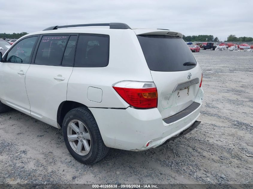 2010 Toyota Highlander VIN: 5TDZA3EH0AS006786 Lot: 40265638