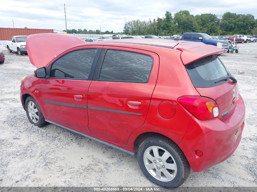 2015 Mitsubishi Mirage Es VIN: ML32A4HJ5FH002219 Lot: 40265683