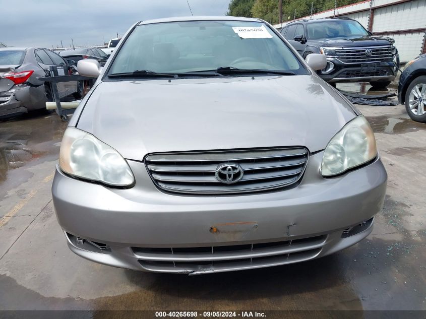 2003 Toyota Corolla Le VIN: 1NXBR32E43Z154891 Lot: 40265698