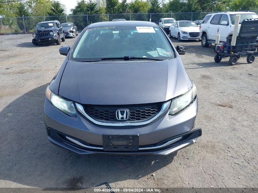 2014 Honda Civic Lx VIN: 19XFB2F59EE217015 Lot: 40265699