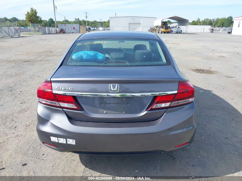 2014 Honda Civic Lx VIN: 19XFB2F59EE217015 Lot: 40265699