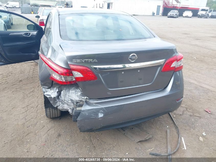 2015 Nissan Sentra S VIN: 3N1AB7AP2FY255009 Lot: 40265730