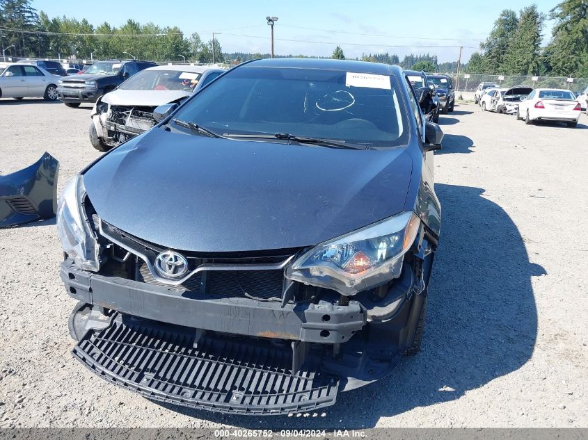 2016 Toyota Corolla Le VIN: 2T1BURHE7GC697801 Lot: 40265752