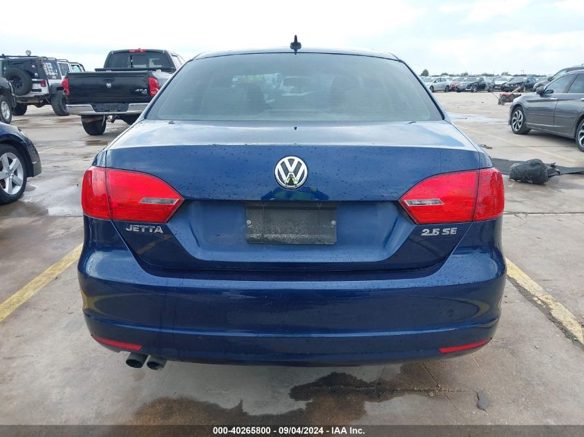 3VWDX7AJ0BM009467 2011 Volkswagen Jetta 2.5L Se