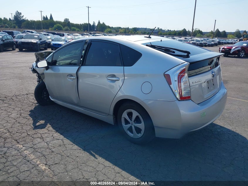 2013 TOYOTA PRIUS THREE - JTDKN3DU7D1679774