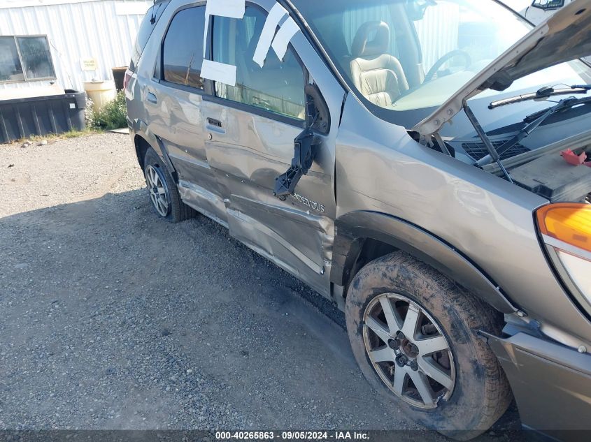 2002 Buick Rendezvous Cxl VIN: 3G5DB03E52S513721 Lot: 40265863