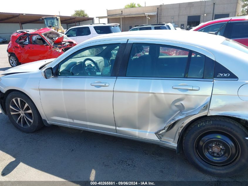 2012 Chrysler 200 Touring VIN: 1C3CCBBG5CN305483 Lot: 40265881