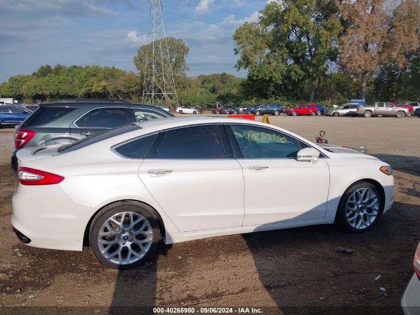 2014 Ford Fusion Titanium VIN: 3FA6P0K95ER211290 Lot: 40265950