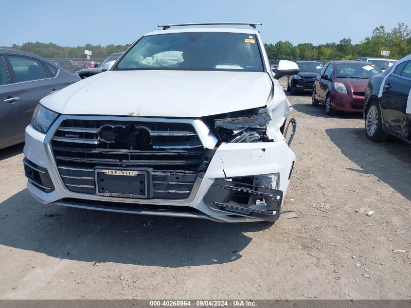 2018 Audi Q7 3.0T Premium VIN: WA1VAAF70JD001778 Lot: 40265964