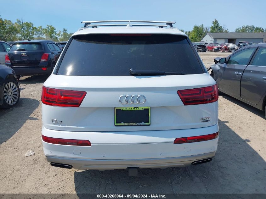 WA1VAAF70JD001778 2018 Audi Q7 3.0T Premium