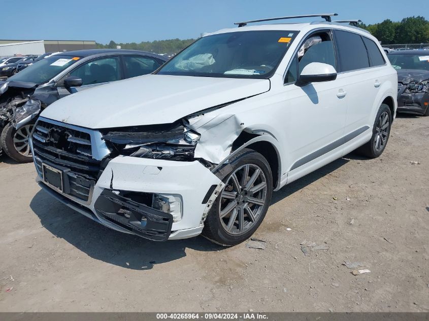 2018 Audi Q7 3.0T Premium VIN: WA1VAAF70JD001778 Lot: 40265964