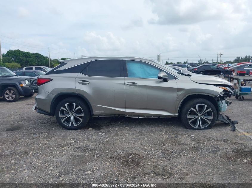 2018 Lexus Rx 450H VIN: 2T2BGMCA6JC024922 Lot: 40265972