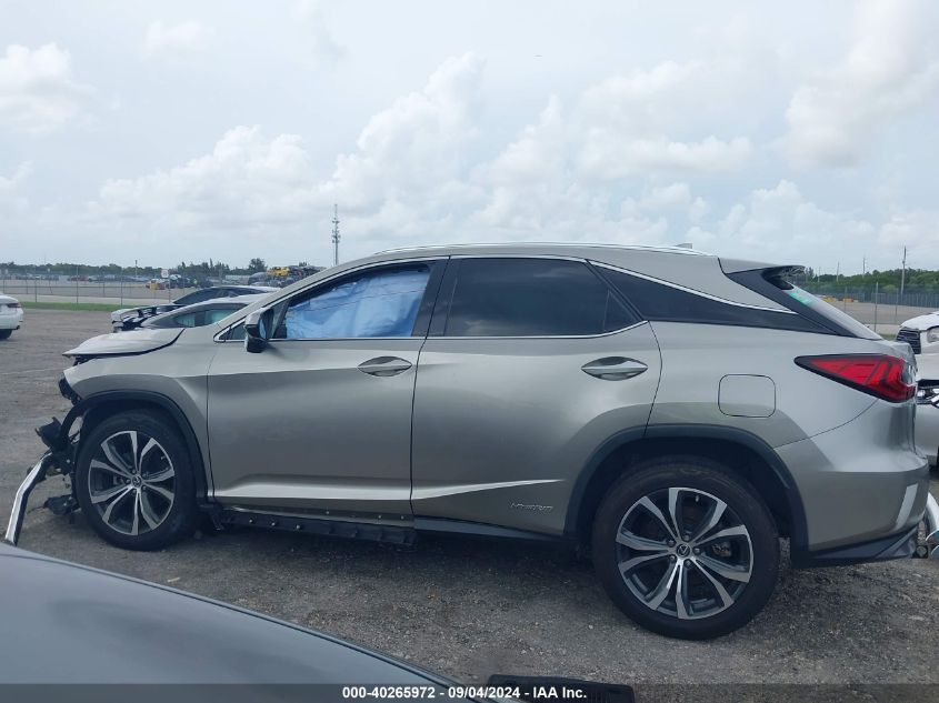 2018 Lexus Rx 450H VIN: 2T2BGMCA6JC024922 Lot: 40265972