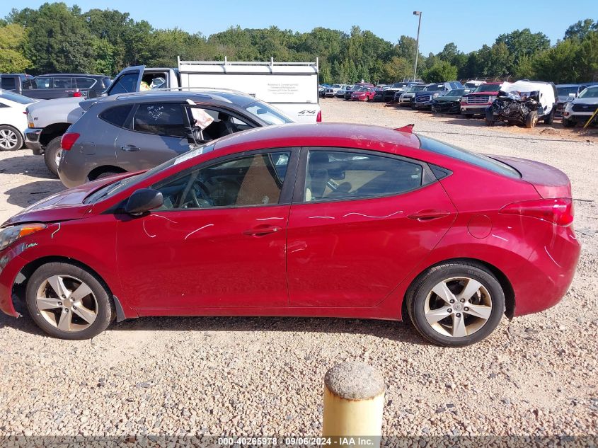 KMHDH4AE3DU493176 2013 Hyundai Elantra Gls/Limited