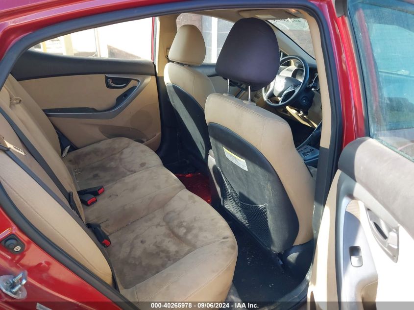 KMHDH4AE3DU493176 2013 Hyundai Elantra Gls/Limited