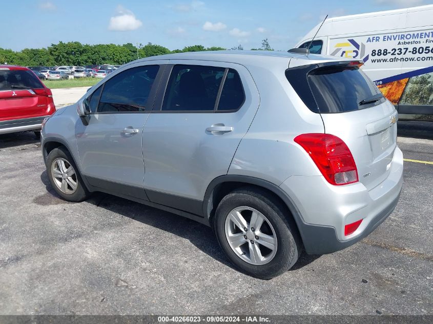 2019 Chevrolet Trax Ls VIN: 3GNCJKSB4KL387797 Lot: 40266023