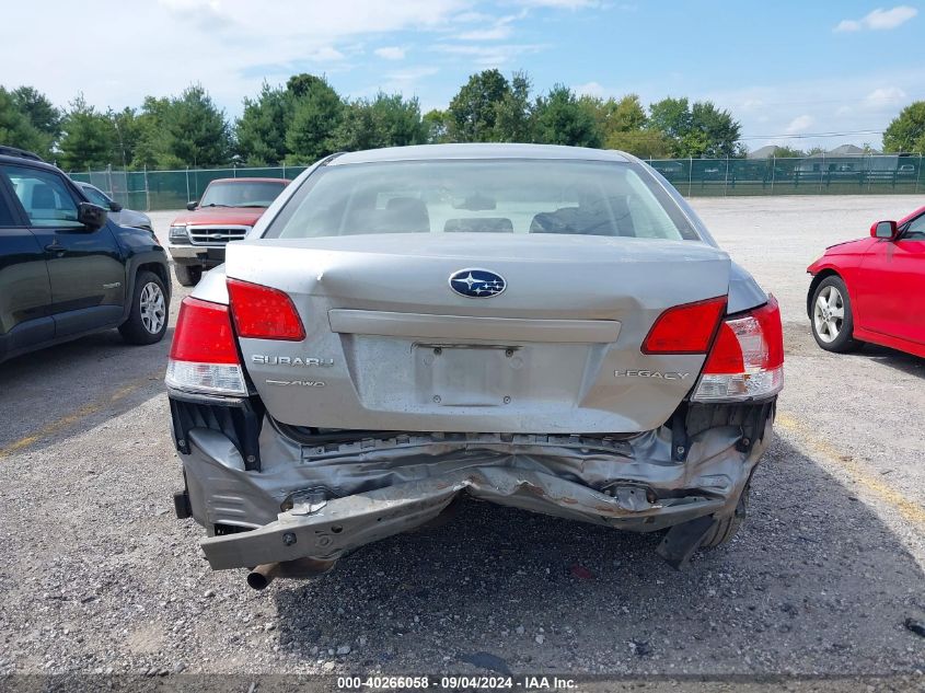 2011 Subaru Legacy 2.5I VIN: 4S3BMCA63B3242932 Lot: 40266058