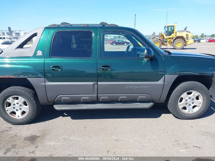 2003 Chevrolet Avalanche 1500 VIN: 3GNEK13T23G277073 Lot: 40266064