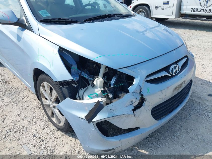 KMHCU4AE0CU148600 2012 Hyundai Accent Gls