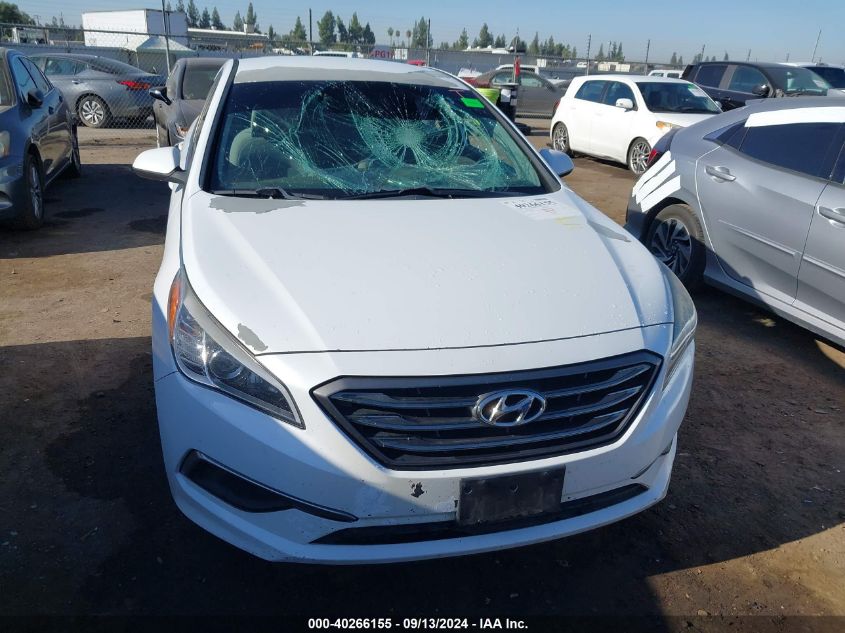 2016 Hyundai Sonata Se VIN: 5NPE24AF7GH360146 Lot: 40266155