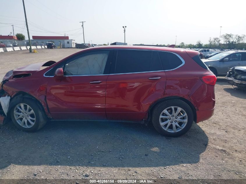 2019 Buick Envision Fwd Preferred VIN: LRBFXBSA2KD008599 Lot: 40266158