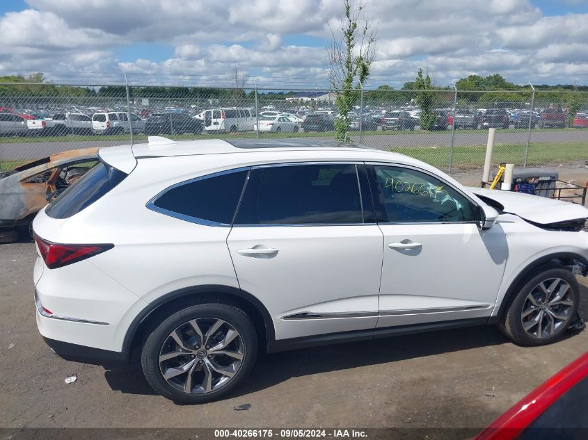 2024 Acura Mdx Technology Package VIN: 5J8YE1H41RL033183 Lot: 40266175