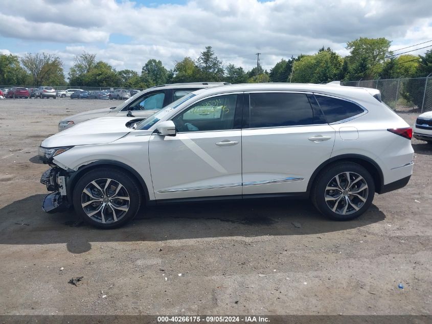 2024 Acura Mdx Technology VIN: 5J8YE1H41RL033183 Lot: 40266175