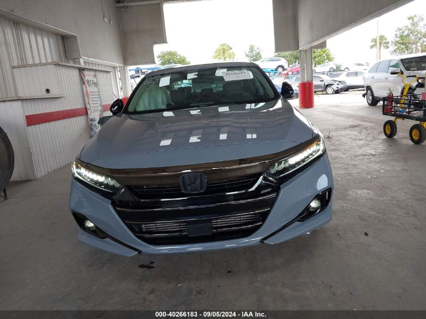 2021 Honda Accord Sport Se VIN: 1HGCV1F49MA010901 Lot: 40266183