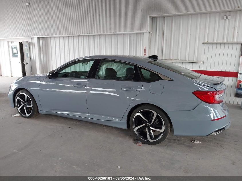 2021 Honda Accord Sport Se VIN: 1HGCV1F49MA010901 Lot: 40266183