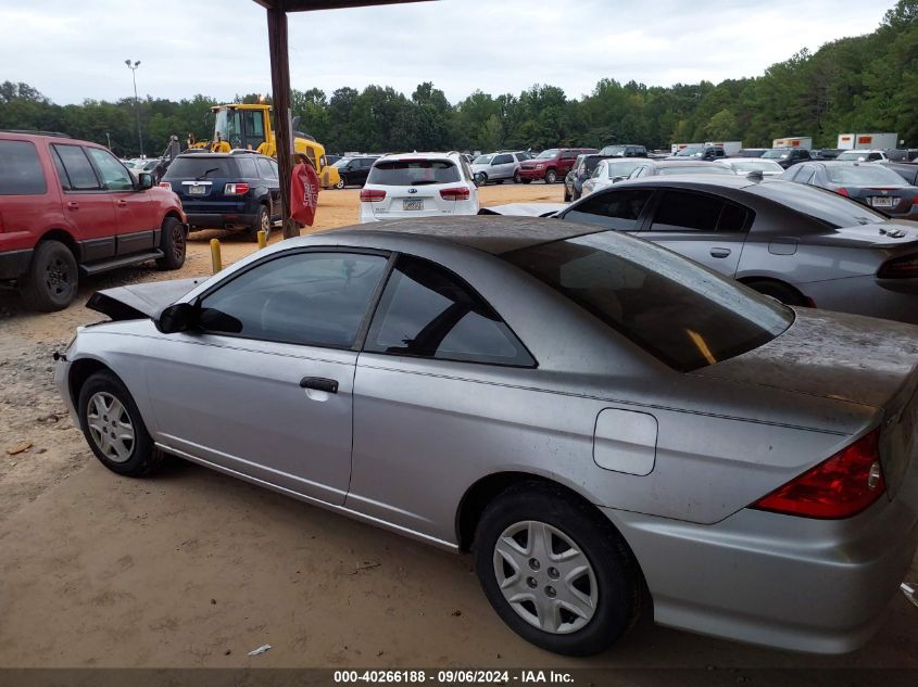 2004 Honda Civic Dx Vp VIN: 1HGEM21184L008530 Lot: 40266188