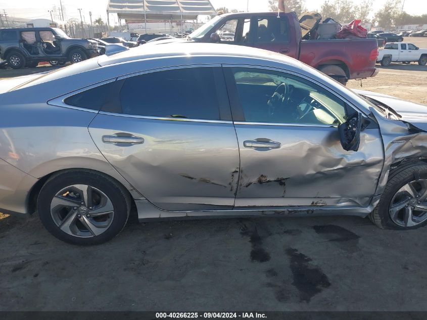 2019 Honda Insight Ex VIN: 19XZE4F58KE023233 Lot: 40266225