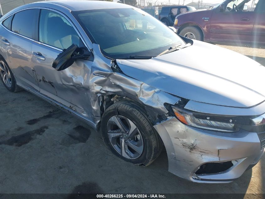 2019 Honda Insight Ex VIN: 19XZE4F58KE023233 Lot: 40266225