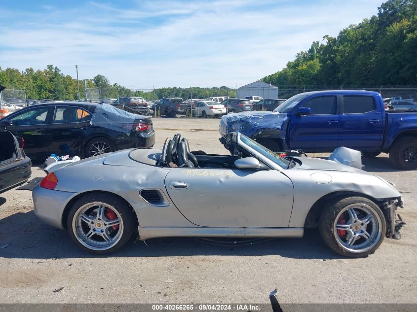 2000 Porsche Boxster S VIN: WP0CB2986YU663198 Lot: 40266265