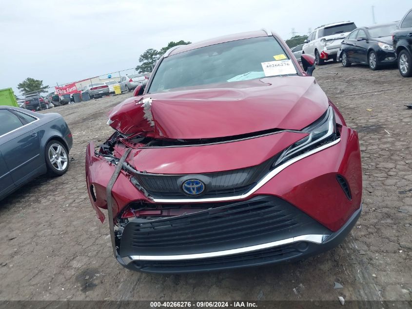 2021 Toyota Venza Xle VIN: JTEAAAAH1MJ037887 Lot: 40266276