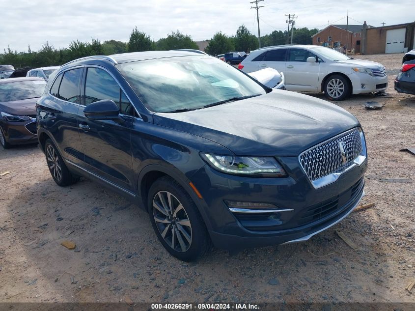 2019 Lincoln Mkc Reserve VIN: 5LMCJ3D99KUL10186 Lot: 40266291