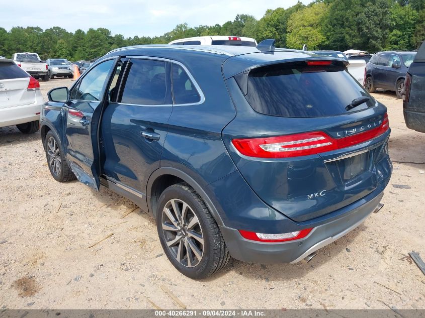 2019 Lincoln Mkc Reserve VIN: 5LMCJ3D99KUL10186 Lot: 40266291