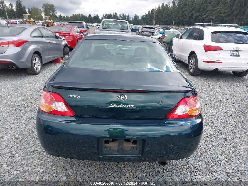 2002 Toyota Camry Solara Sle V6 VIN: 2T1CF28P42C571329 Lot: 40266307