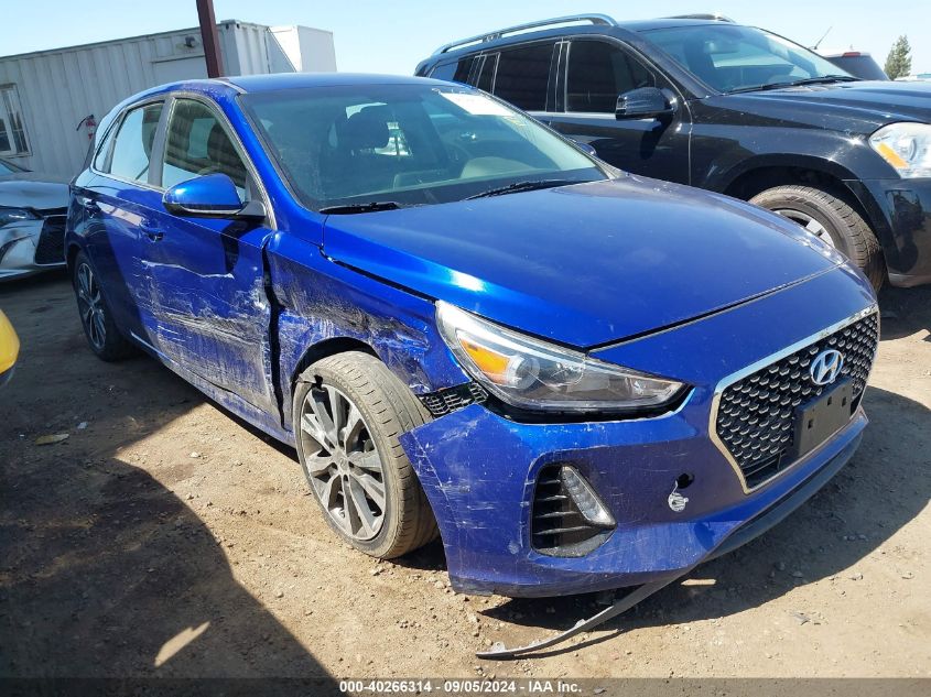 2019 Hyundai Elantra Gt VIN: KMHH35LEXKU100080 Lot: 40266314