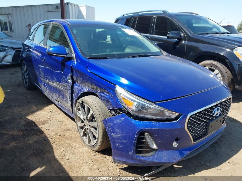 2019 Hyundai Elantra Gt VIN: KMHH35LEXKU100080 Lot: 40266314