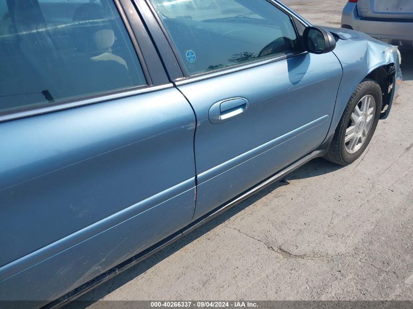 2005 Mercury Sable Gs VIN: 1MEFM50265A619747 Lot: 40266337