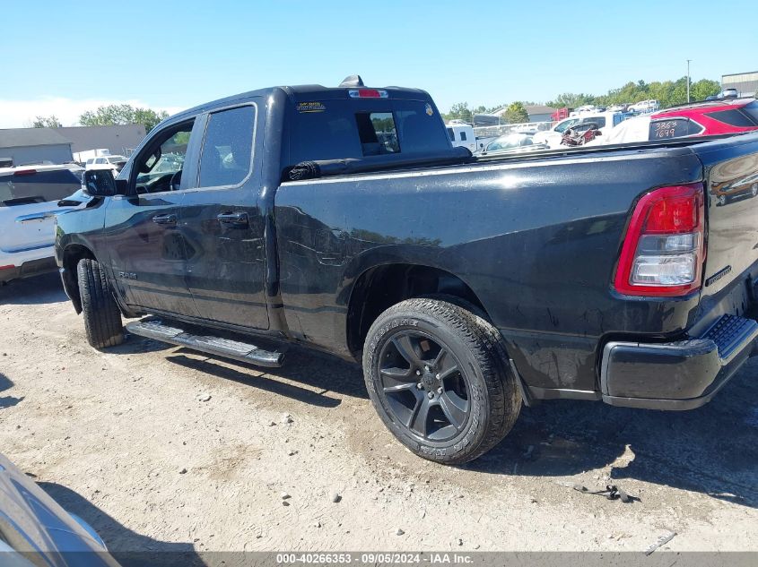 2021 Ram 1500 Big Horn Quad Cab 4X4 6'4 Box VIN: 1C6RRFBG8MN737540 Lot: 40266353