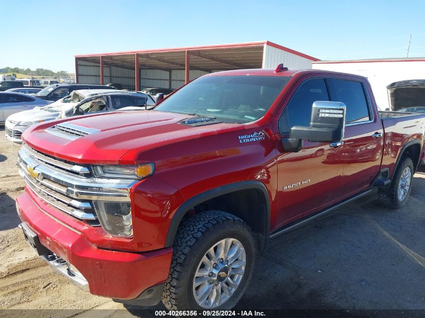 2022 Chevrolet Silverado 2500Hd 4Wd Standard Bed High Country VIN: 1GC4YREY3NF337926 Lot: 40266356