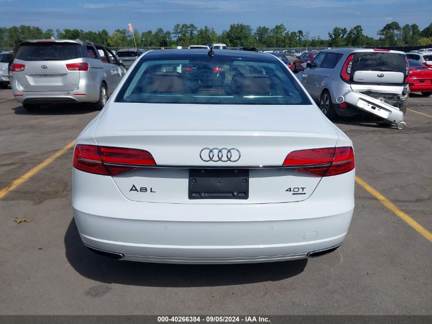 2016 AUDI A8 L 4.0T SPORT - WAU43AFDXGN021103