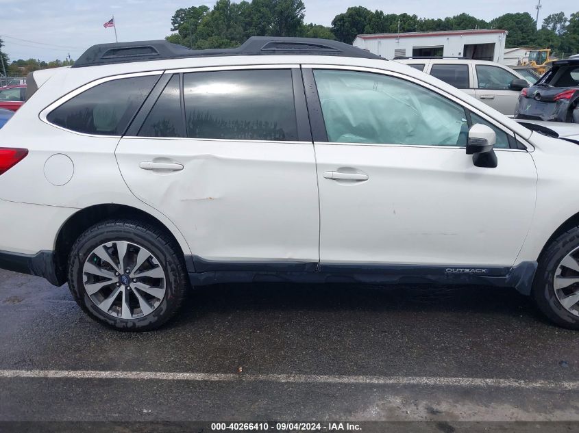 2016 Subaru Outback 2.5I Limited VIN: 4S4BSANC8G3340383 Lot: 40266410