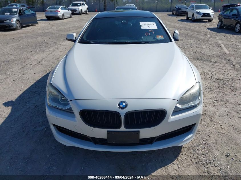 2013 BMW 650I Gran Coupe xDrive VIN: WBA6B4C56DD098501 Lot: 40266414