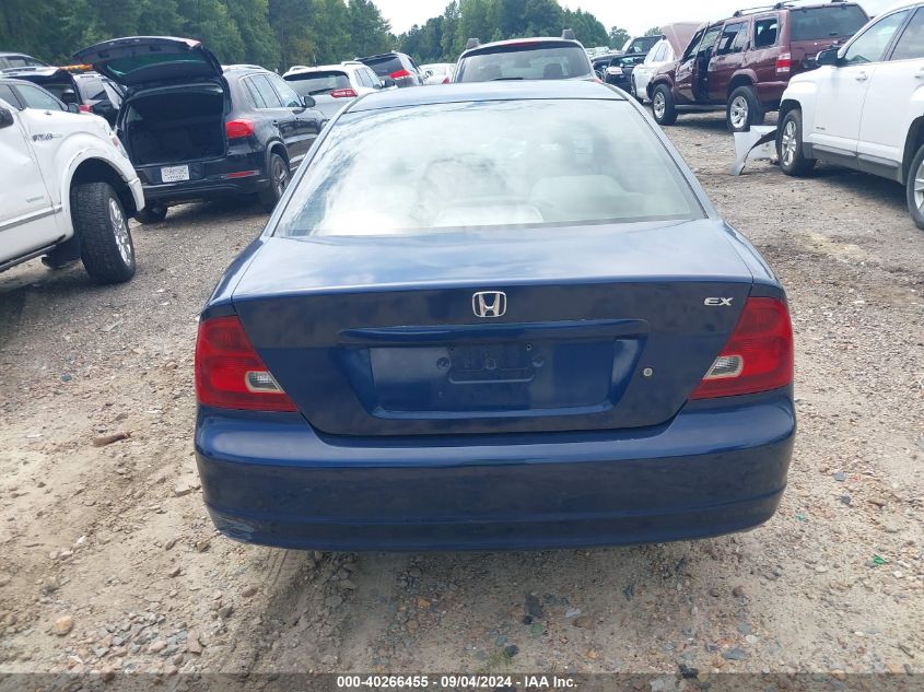 2002 Honda Civic Ex VIN: 1HGEM21942L100561 Lot: 40266455